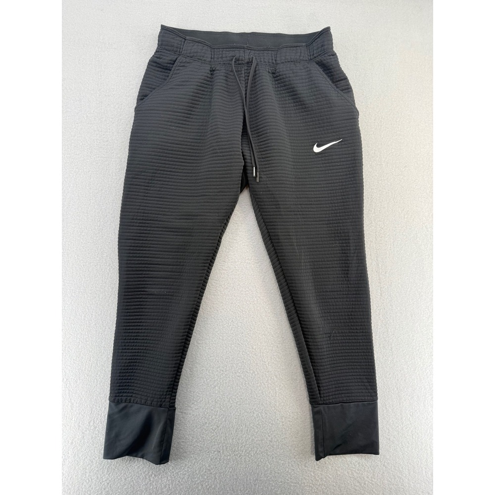 Nike Dri-FIT Therma Textured Ribbed Training Pants Black AQ3515-010 Mens Medium